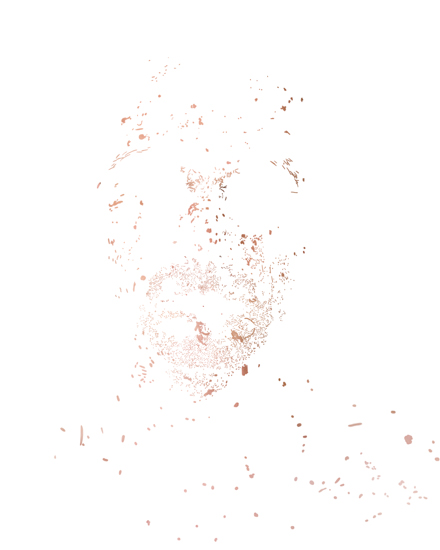 Orphans 02. From the Orphans Series of Photographs by Dylan Strickland. Beauty photography with original photograph removed, leaving only edits.